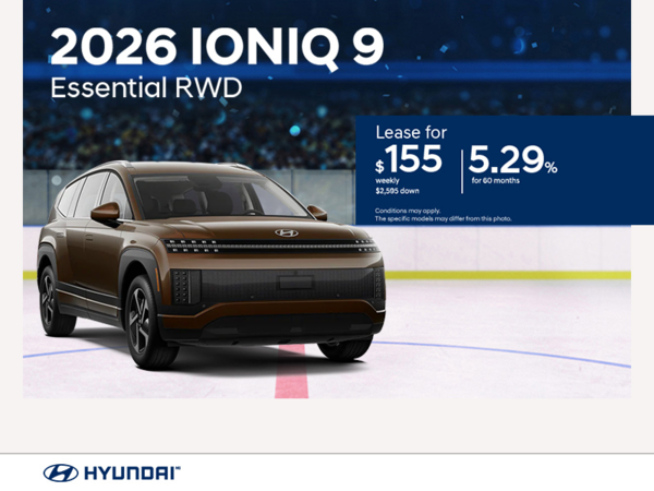 Get the 2026 Hyundai IONIQ 9