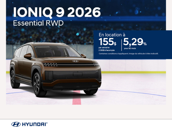 Procurez-vous le Hyundai Ioniq 9 2026