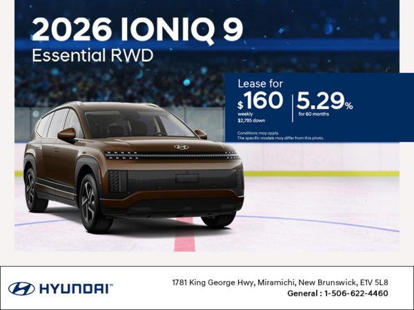 Get the 2026 Hyundai IONIQ 9