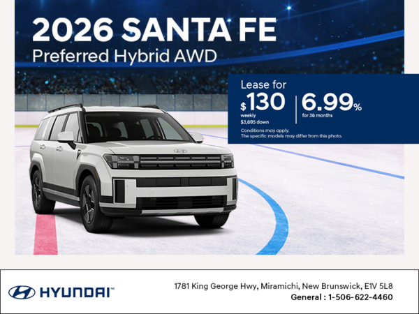 Get the 2026 Hyundai Santa Fe Hybrid