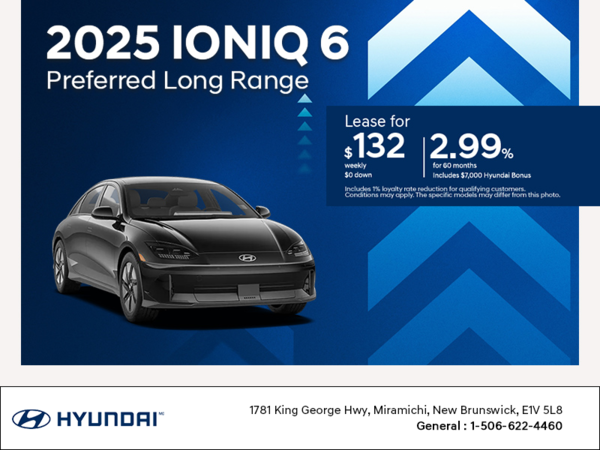 Get the 2025 Hyundai IONIQ 6