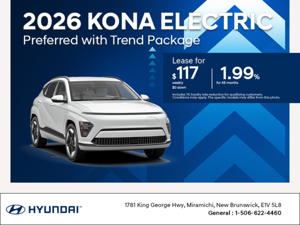 Get the 2025 Hyundai KONA Electric