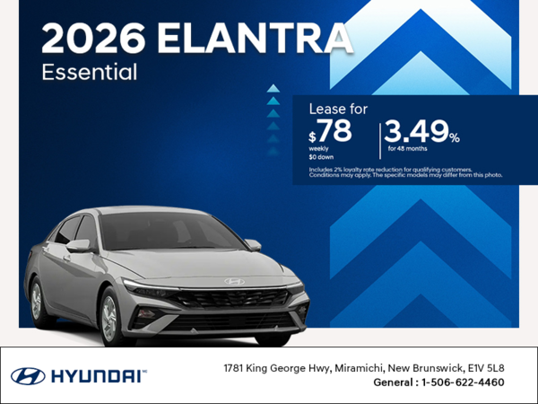 Get the 2026 Hyundai Elantra