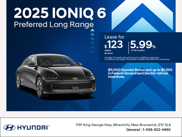 Get the 2025 Hyundai IONIQ 6