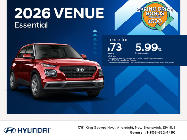 Get the 2026 Hyundai Venue