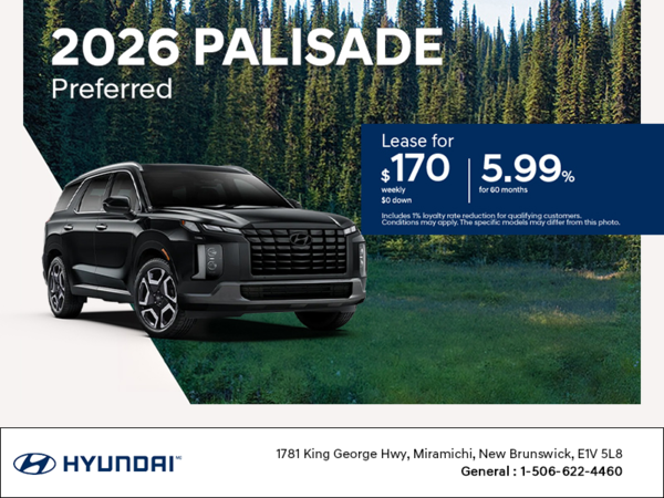 Get the 2026 Hyundai Palisade