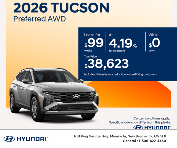 2026 Hyundai Tucson