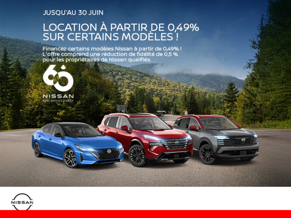 L’événement mensuel Nissan