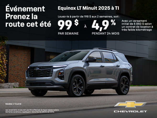 Le Chevrolet Equinox 2025