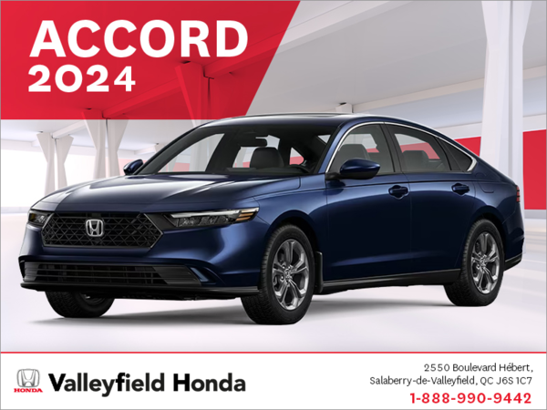 Obtenez la Honda Accord 2024 !