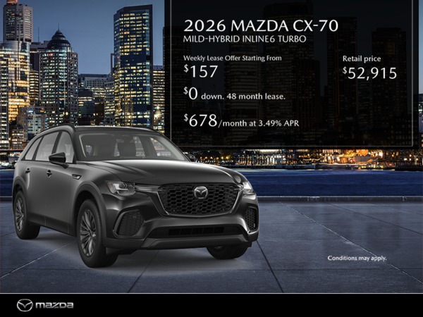 Get the 2025 Mazda CX-70 MHEV