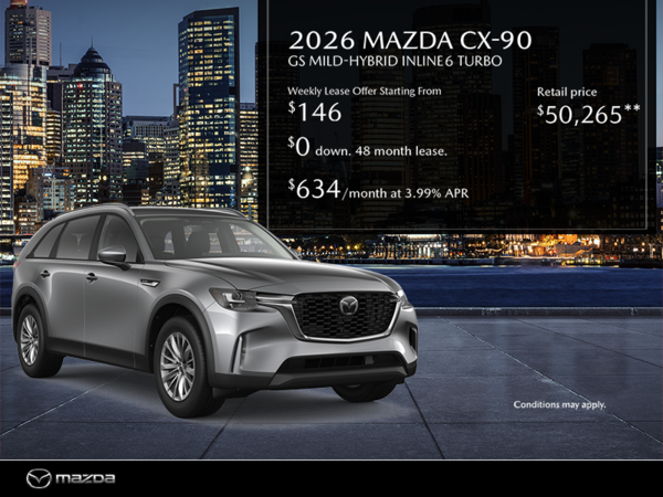 Get the 2026 Mazda CX-90 Mild Hybrid