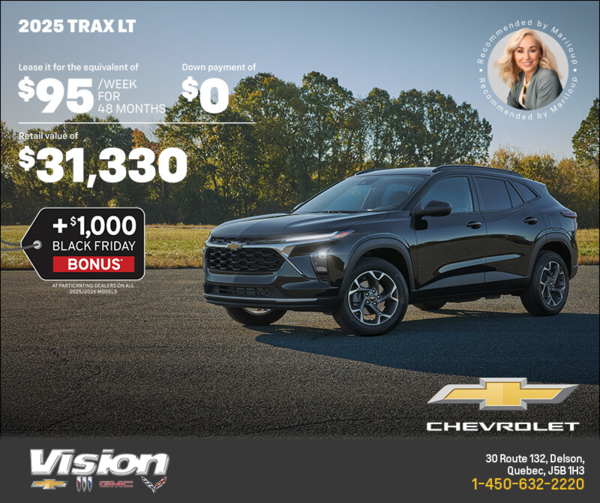 Get the 2025 Chevrolet Trax LT