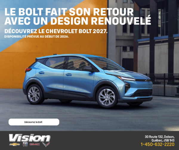 Procurez-vous le Chevrolet Bolt 2027