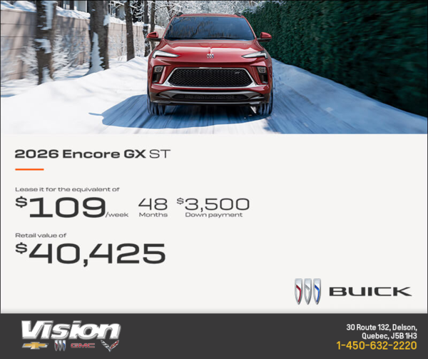 Get the 2026 Buick Encore GX