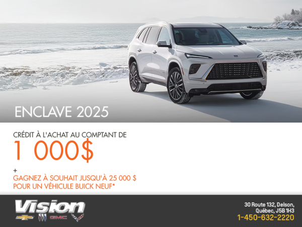 Procurez-vous le Buick Enclave 2025