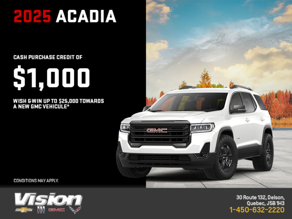 The 2025 GMC Acadia