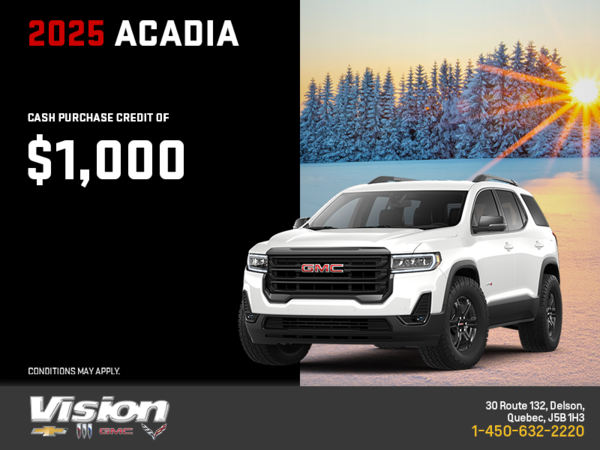 The 2025 GMC Acadia