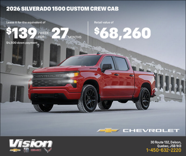 Get the 2026 Chevrolet Silverado 1500