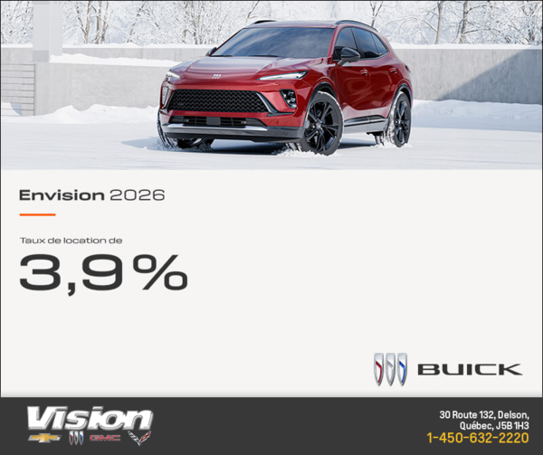 Procurez-vous la Buick Envision 2026
