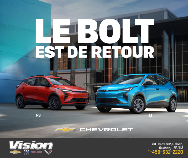 Procurez-vous le Chevrolet Bolt 2027