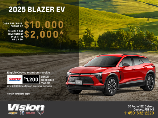 Get the 2025 Chevrolet Blazer EV