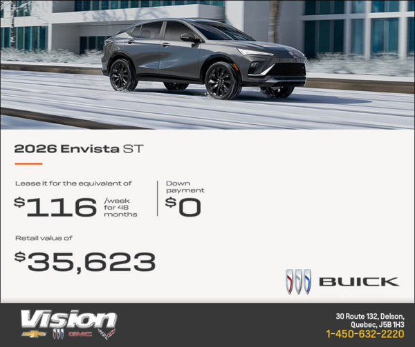 Get the 2026 Buick Envista