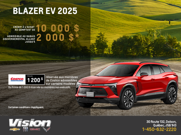 Procurez-vous le Chevrolet Blazer EV 2025