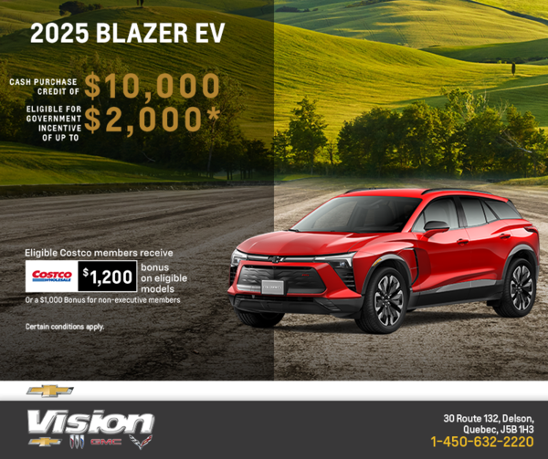 Get the 2025 Chevrolet Blazer EV