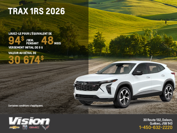Le Chevrolet Trax 2026