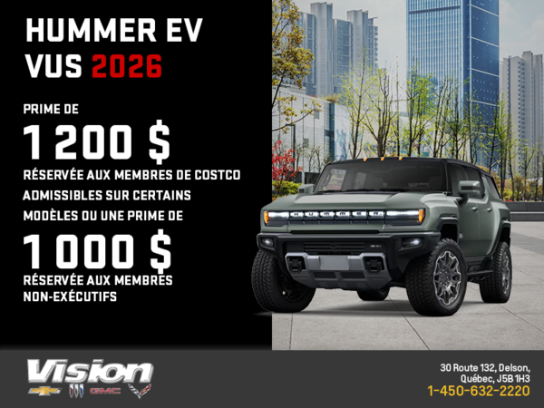 Le GMC Hummer EV VUS 2026