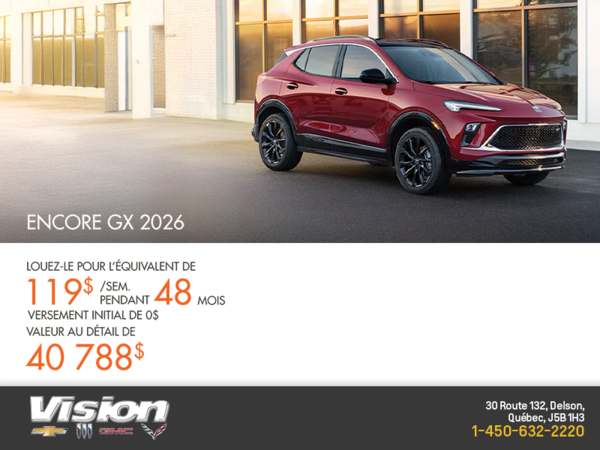 Procurez-vous le Buick Encore GX 2026