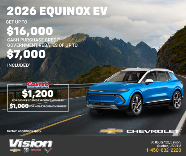 Get the 2026 Chevrolet Equinox EV