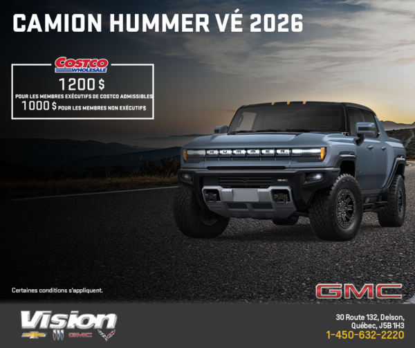 Le GMC Camion Hummer VÉ 2026