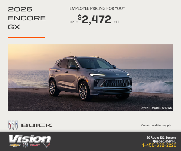 Get the 2026 Buick Encore GX