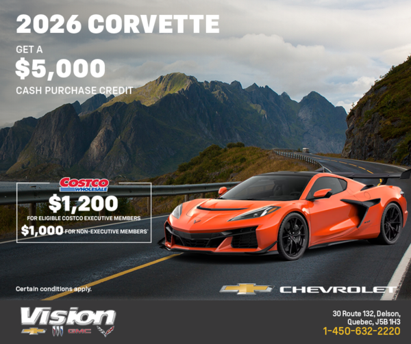 Get the 2026 Chevrolet Corvette
