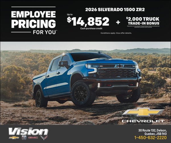 The 2026 Chevrolet Silverado 1500 ZR2