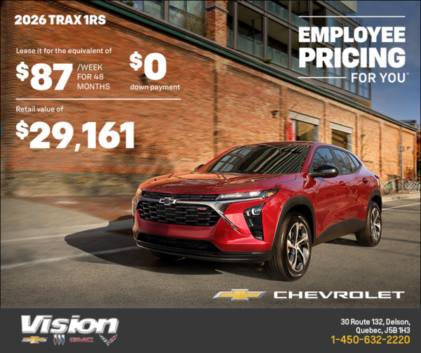 The 2026 Chevrolet Trax 2RS