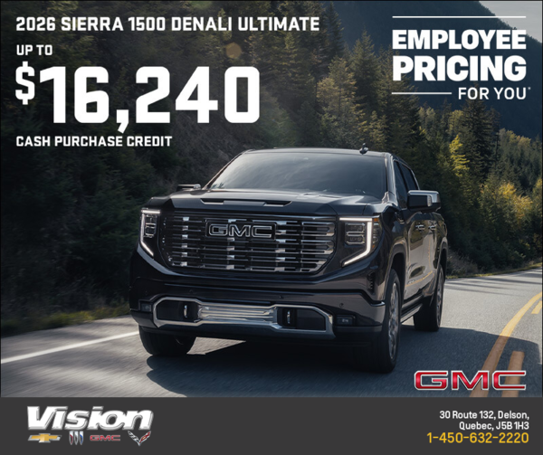 The 2026 GMC Sierra 1500 Denali Ultimate