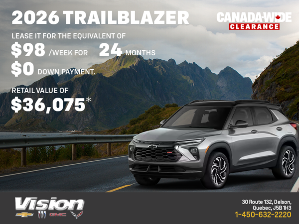 2026 Chevrolet Trailblazer