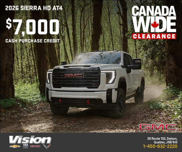 The 2026 GMC Sierra HD AT4