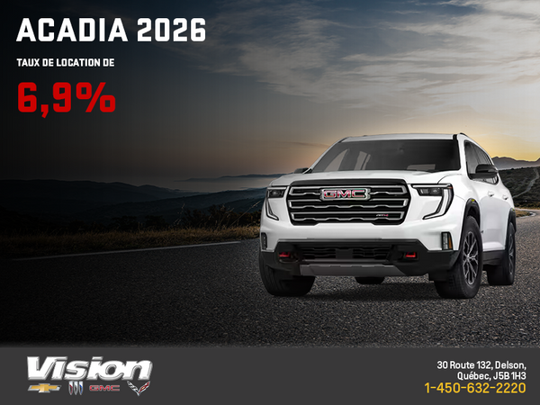 Le GMC Acadia 2026