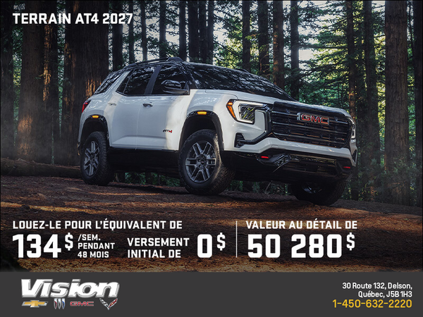 Le GMC Terrain AT4 2027