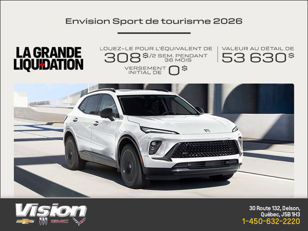 Procurez-vous la Buick Envision 2026