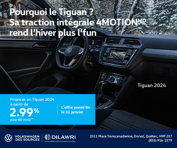 Procurez-vous le Volkswagen Tiguan 2024