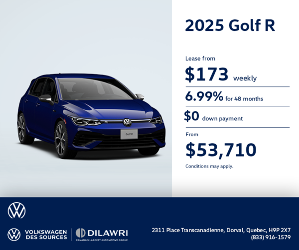 Get the 2025 Volkswagen Golf R