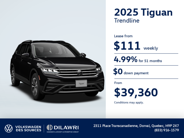 Get the 2025 Volkswagen Tiguan