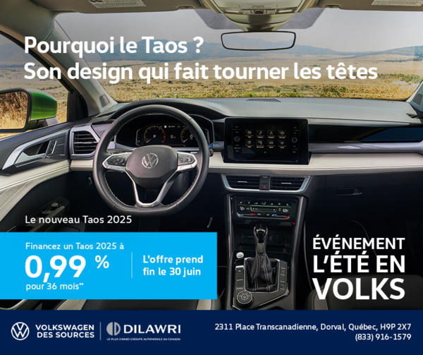 Procurez-vous le Volkswagen Taos 2025