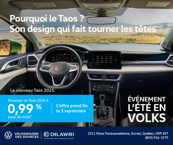 Procurez-vous le Volkswagen Taos 2025
