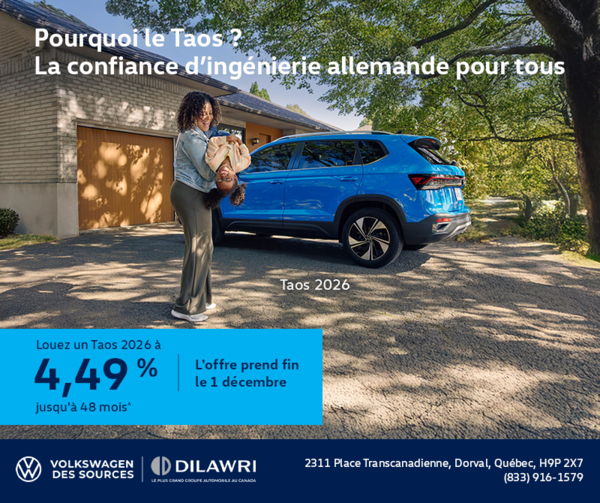 Procurez-vous le Volkswagen Taos 2025